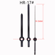 Hr17 91.5mm Black Plastic Clock Hands for Toy Wall Clock